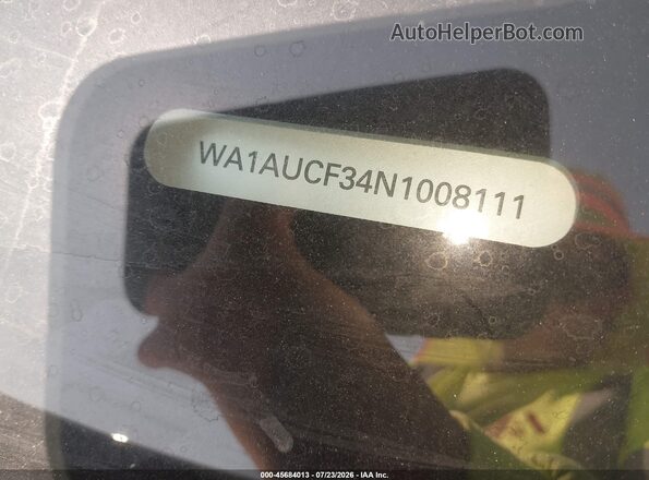 WA1AUCF34N1008111 2022 AUDI Q3 Белый Вид подкапотного пространства
