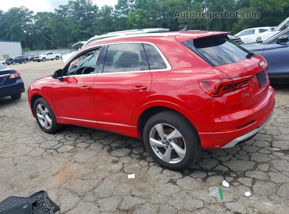 WA1AUCF38N1005826 2022 AUDI Q3 Red Задня ліва чверть