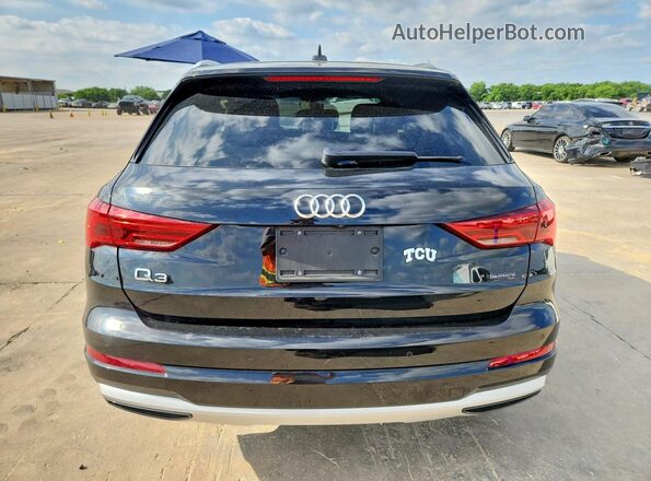 WA1AUCF3XN1031246 2022 AUDI Q3 Black უკანა ხედი