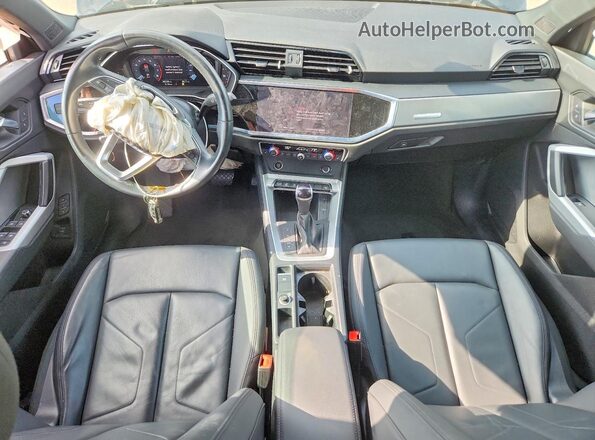 WA1AUCF3XN1031246 2022 AUDI Q3 Black წინა პანელის ხედი