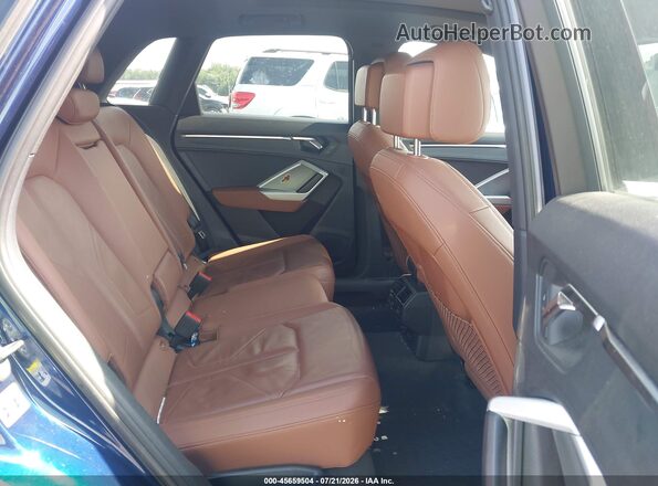 WA1AUCF3XN1093519 2022 AUDI Q3 Blue Widok naklejki z numerem VIN