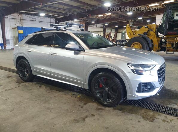 WA1AVAF11KD017312 2019 AUDI Q8 Silver Передня права чверть