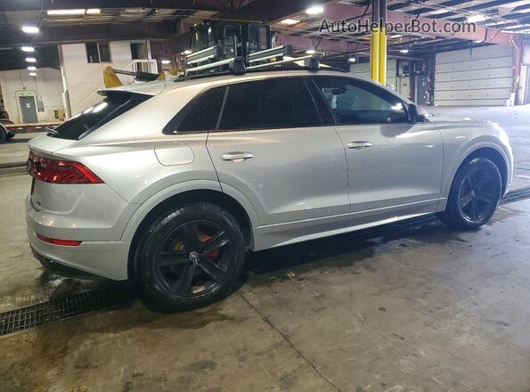 WA1AVAF11KD017312 2019 AUDI Q8 Silver Задня права чверть