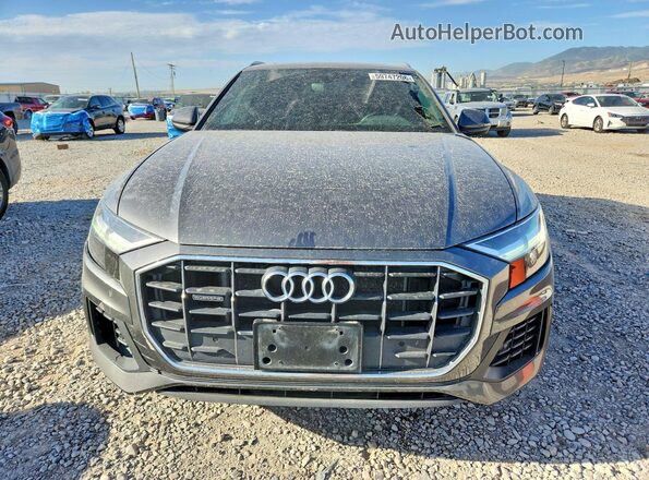 WA1AVAF19KD020023 2019 AUDI Q8 Gray წინა ხედი