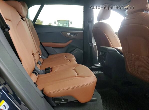 WA1AVBF14SD034305 2025 AUDI Q8 Blue Rear seats view