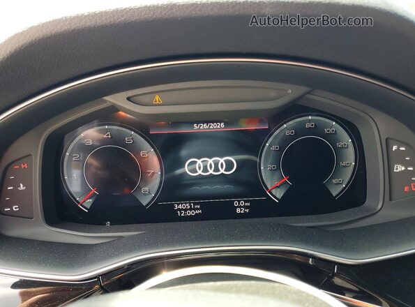 WA1AVBF74SD006928 2025 AUDI Q7 Серый Вид щитка приборов