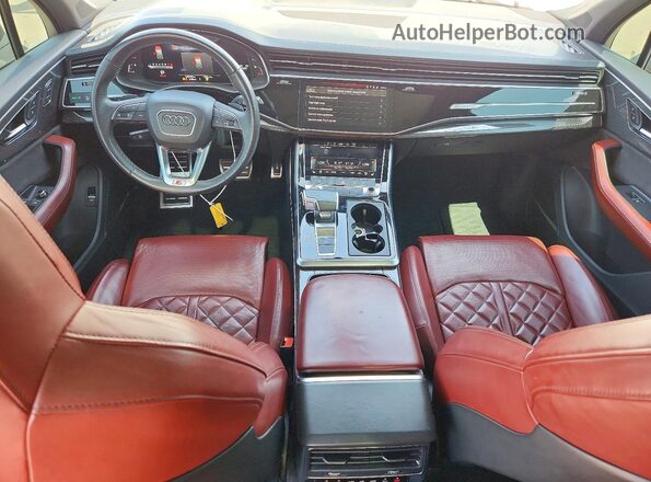 WA1AWBF76MD014562 2021 AUDI SQ7 Silver Առջևի վահանակի տեսք