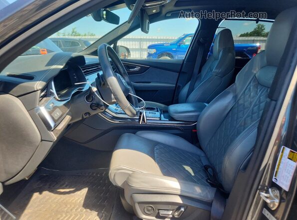 WA1AWBF77MD010407 2021 AUDI SQ7 Gray Widok wnętrza z przodu