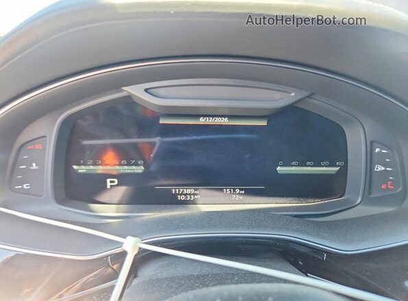WA1AWBF77MD010407 2021 AUDI SQ7 Gray Widok zestawu wskaźników