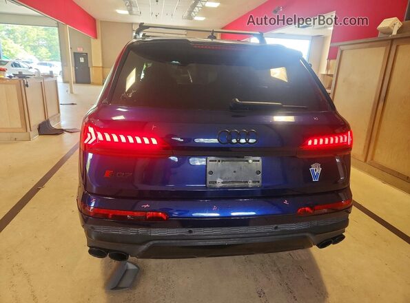 WA1AWBF79ND005386 2022 AUDI SQ7 Blue Հետևի տեսք
