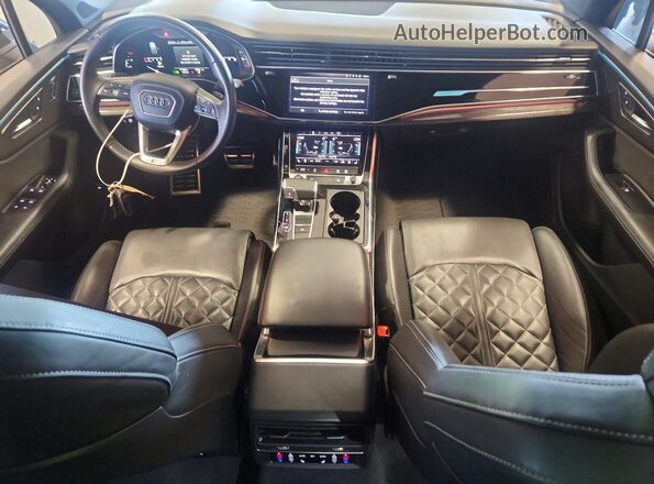 WA1AWBF79ND005386 2022 AUDI SQ7 Blue Առջևի վահանակի տեսք