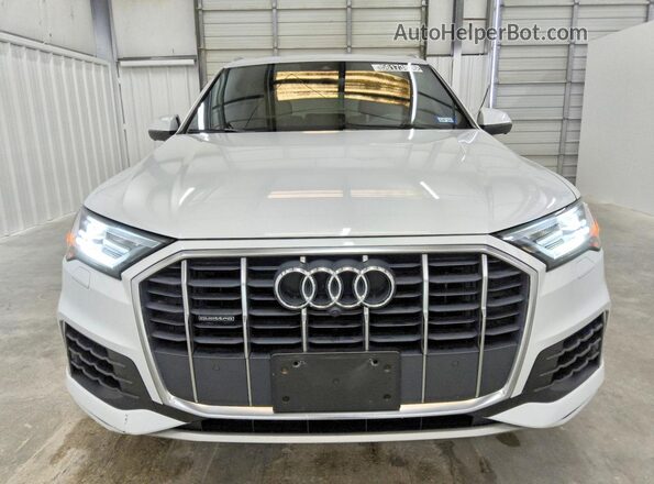 WA1AXAF71MD037755 2021 AUDI Q7 White წინა ხედი