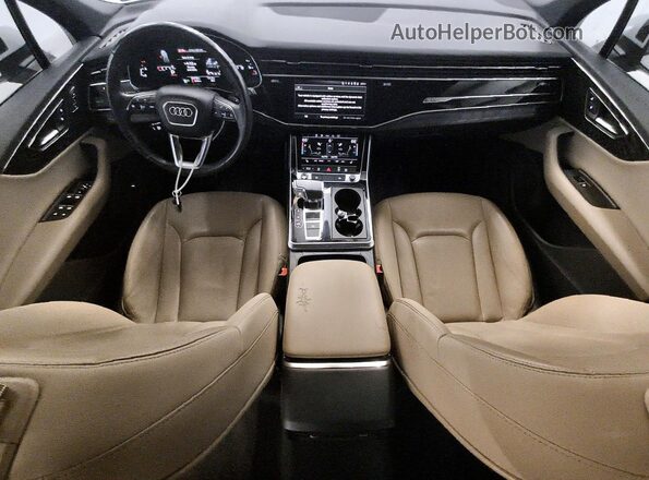 WA1AXAF71MD037755 2021 AUDI Q7 White წინა პანელის ხედი