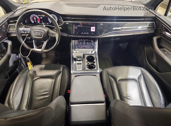 WA1AXAF74MD021548 2021 AUDI Q7 Black წინა პანელის ხედი
