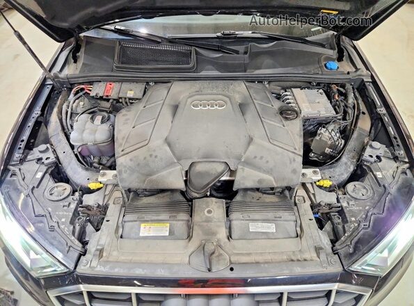WA1AXAF74MD021548 2021 AUDI Q7 Black ძრავის განყოფილების ხედი
