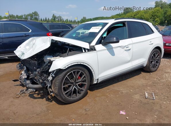 WA1B4AFY0M2001587 2021 AUDI SQ5 White Առջևի ձախ երեք քառորդ տեսարան
