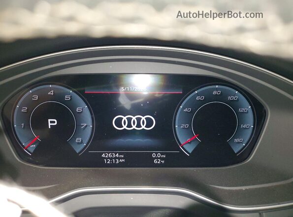 WA1B4AFY3N2134961 2022 AUDI SQ5 White Vista del cuadro de instrumentos