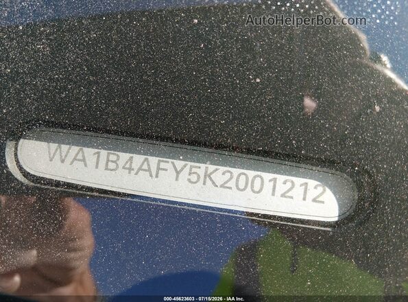 WA1B4AFY5K2001212 2019 AUDI SQ5 Silver Engine compartment view