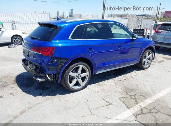 WA1B4AFY7N2050707 2022 AUDI SQ5 Blue Rear right
