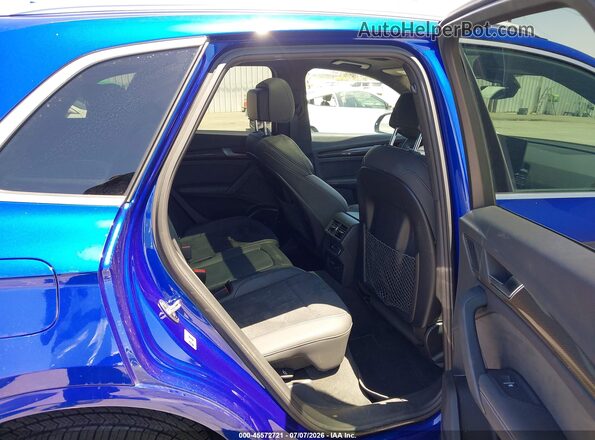 WA1B4AFY7N2050707 2022 AUDI SQ5 Blue VIN sticker view
