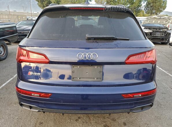 WA1B4AFY8K2015718 2019 AUDI SQ5 Blue Rear view