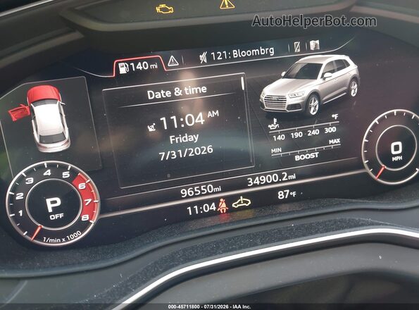 WA1B4AFY8K2097448 2019 AUDI SQ5 Green Вид спереду