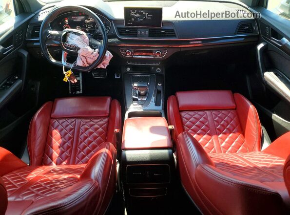 WA1B4AFY8K2100137 2019 AUDI SQ5 White Widok deski rozdzielczej