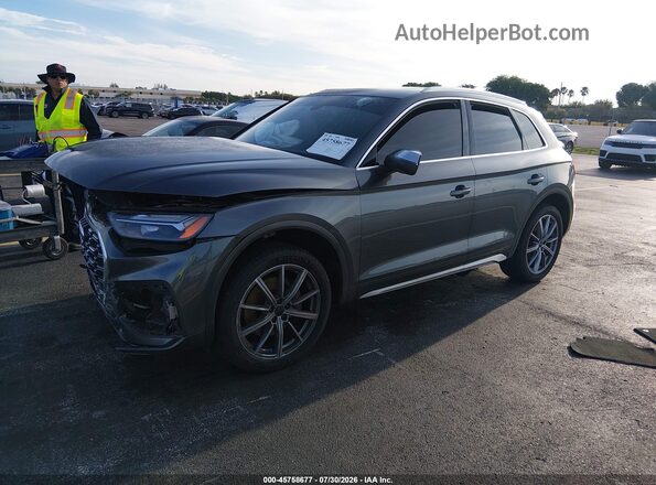 WA1B4AFY8M2017021 2021 AUDI SQ5 Gray Front left