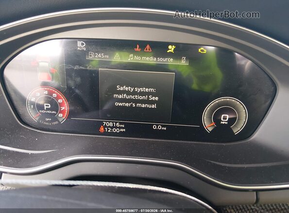 WA1B4AFY8M2017021 2021 AUDI SQ5 Gray Rear seats view