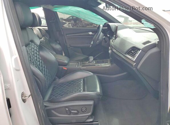 WA1B4AFY8M2139751 2021 AUDI SQ5 White წინა სალონის ხედი