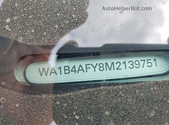 WA1B4AFY8M2139751 2021 AUDI SQ5 White VIN კოდის სტიკერის ხედი