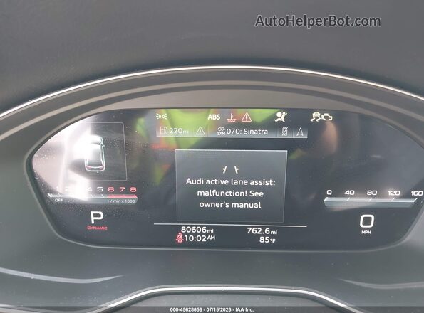 WA1B4AFYXM2023564 2021 AUDI SQ5 White Widok tylnych siedzeń