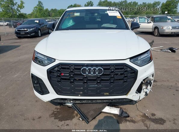 WA1B4AFYXM2023564 2021 AUDI SQ5 White Widok zestawu wskaźników
