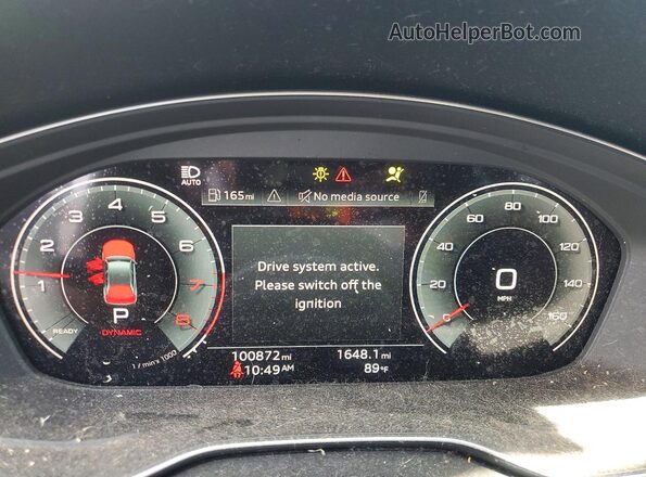 WA1BAAFY1M2102131 2021 AUDI Q5 Black Սարքավորումների վահանակի տեսք