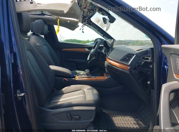WA1BAAFY2M2018500 2021 AUDI Q5 Blue Vista interior delantera