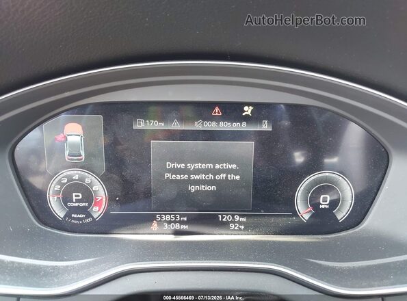 WA1BAAFY2M2018500 2021 AUDI Q5 Blue Vista de los asientos traseros