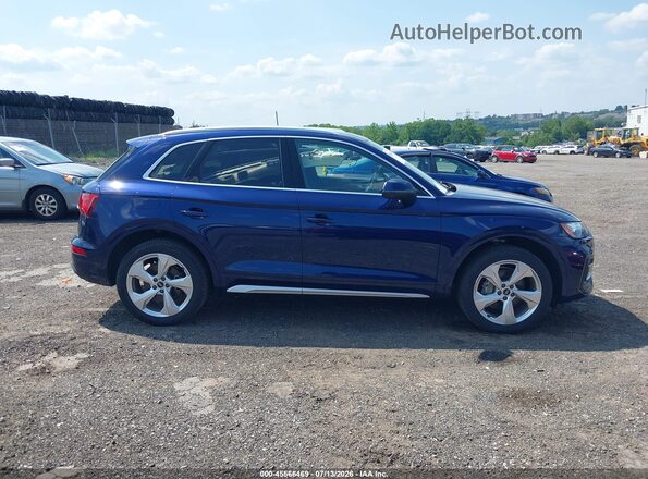 WA1BAAFY2M2018500 2021 AUDI Q5 Blue Vista interior trasera
