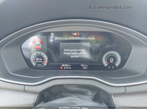 WA1BAAFY4M2087625 2021 AUDI Q5 Silver Հետևի նստատեղերի տեսք