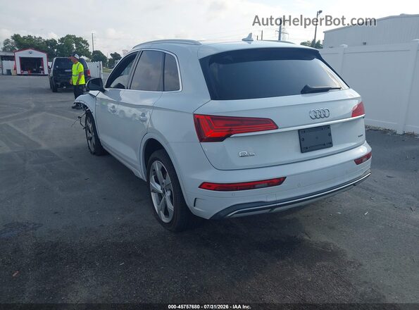 WA1BAAFY5M2038451 2021 AUDI Q5 White Հետևի ձախ