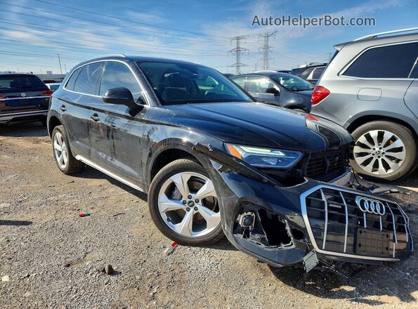 WA1BAAFY6M2055503 2021 AUDI Q5 Black წინა მარჯვენა