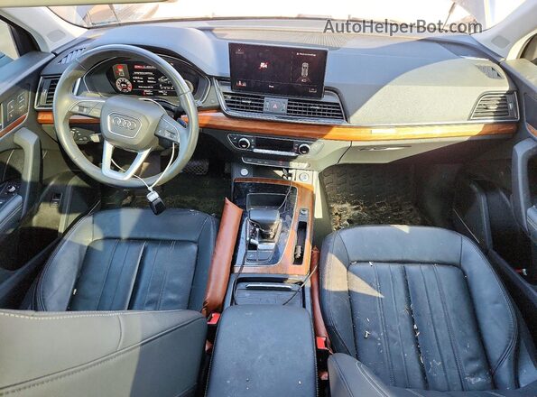 WA1BAAFY6M2055503 2021 AUDI Q5 Black წინა პანელის ხედი