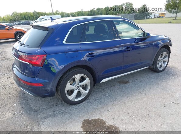 WA1BAAFY8M2128662 2021 AUDI Q5 Blue Tył prawy