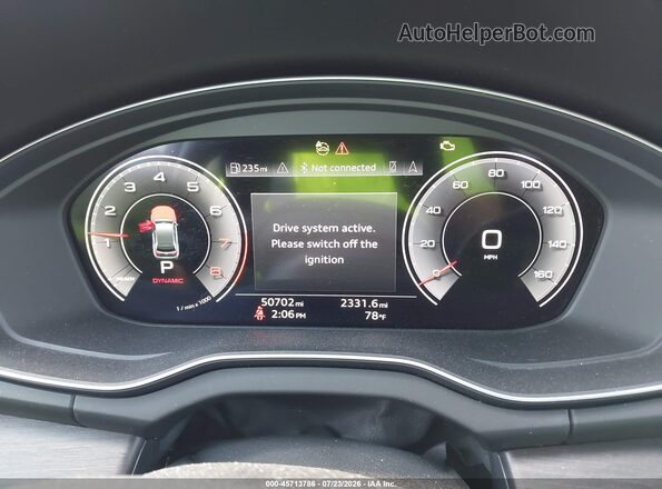 WA1BAAFY8M2128662 2021 AUDI Q5 Blue Widok tylnych siedzeń