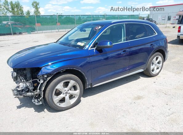 WA1BAAFY8M2128662 2021 AUDI Q5 Blue Przód lewy