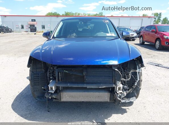 WA1BAAFY8M2128662 2021 AUDI Q5 Blue Widok zestawu wskaźników