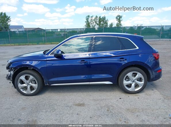 WA1BAAFY8M2128662 2021 AUDI Q5 Blue Widok wnętrza 360 stopni