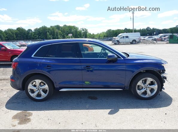WA1BAAFY8M2128662 2021 AUDI Q5 Blue Widok wnętrza z tyłu