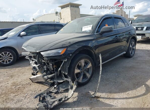 WA1BBAFY4N2111226 2022 AUDI Q5 Black Առջևի ձախ երեք քառորդ տեսարան