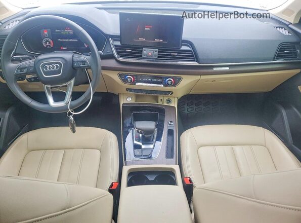 WA1BBAFY6P2038508 2023 AUDI Q5 White Vista del salpicadero