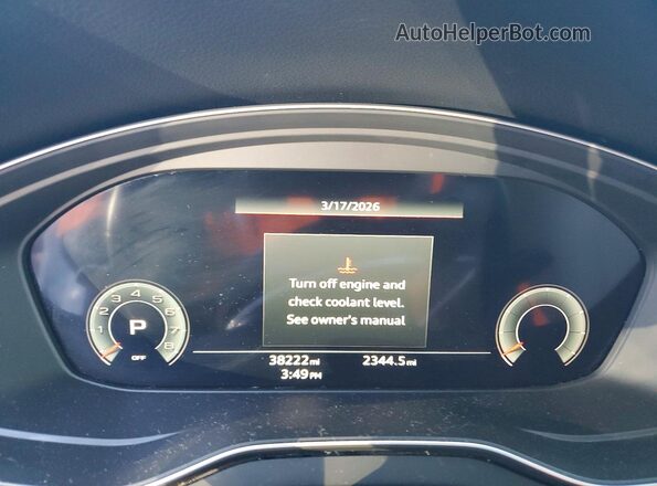 WA1BBAFY6P2038508 2023 AUDI Q5 White Vista del cuadro de instrumentos